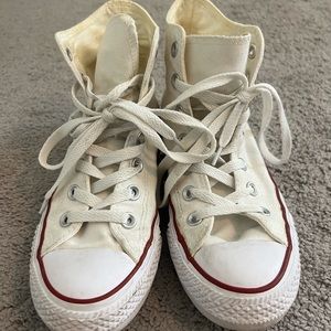 White high top converse